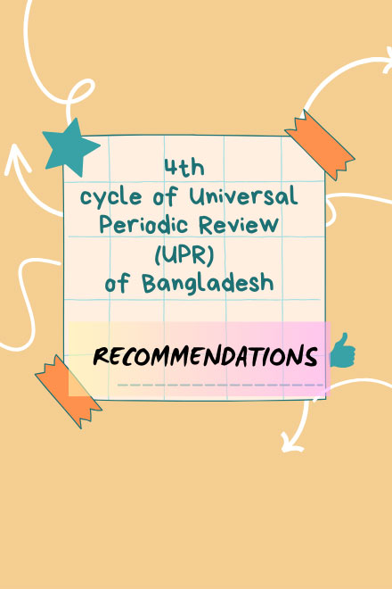 CRAC,B & JFB’s Recommendations for 4th cycle of UPR on Bangladesh